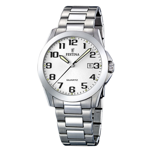 Festina stål 50m, lenke, hvit F16376 - 7 - Bjerveur.noFestina stål 50m, lenke, hvit F16376 - 7
