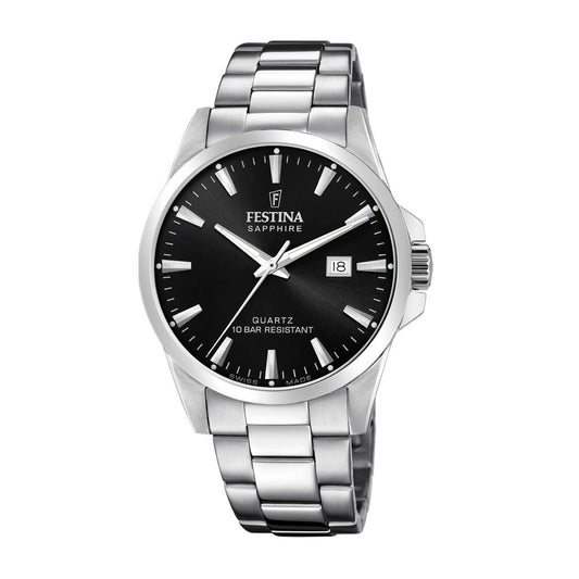 Festina Swiss Made, hr,100m, lenke, sort skive F20024 - 4 - Bjerveur.noFestina Swiss Made, hr,100m, lenke, sort skive F20024 - 4