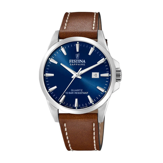Festina Swiss Made, hr,100m,blå skive F20025 - 3 - Bjerveur.noFestina Swiss Made, hr,100m,blå skive F20025 - 3