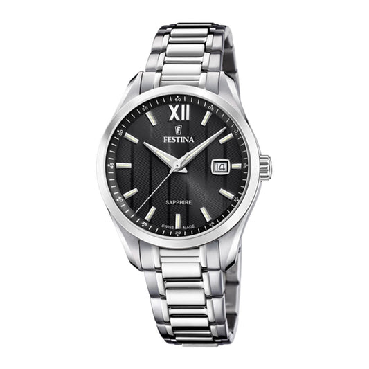 Festina Swiss Made,hr,lenke ,sort skive, index - Bjerveur.noFestina Swiss Made,hr,lenke ,sort skive, index