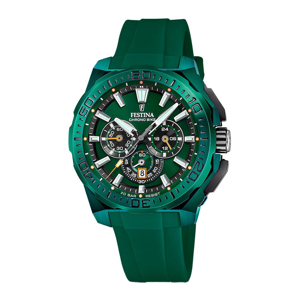 Festina,Chr.Bike.Spes.ed. Grønn pvd, 2025 F20730 - 1 - Bjerveur.noFestina,Chr.Bike.Spes.ed. Grønn pvd, 2025 F20730 - 1