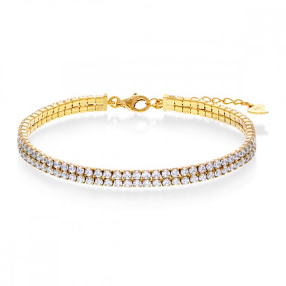 Armbånd i forgylt sølv 17+3 cm, modell 62248, bilde 1 av 2