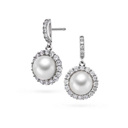 Firenze øredobber i sølv med perle 992238 - Bjerveur.noFirenze øredobber i sølv med perle 992238