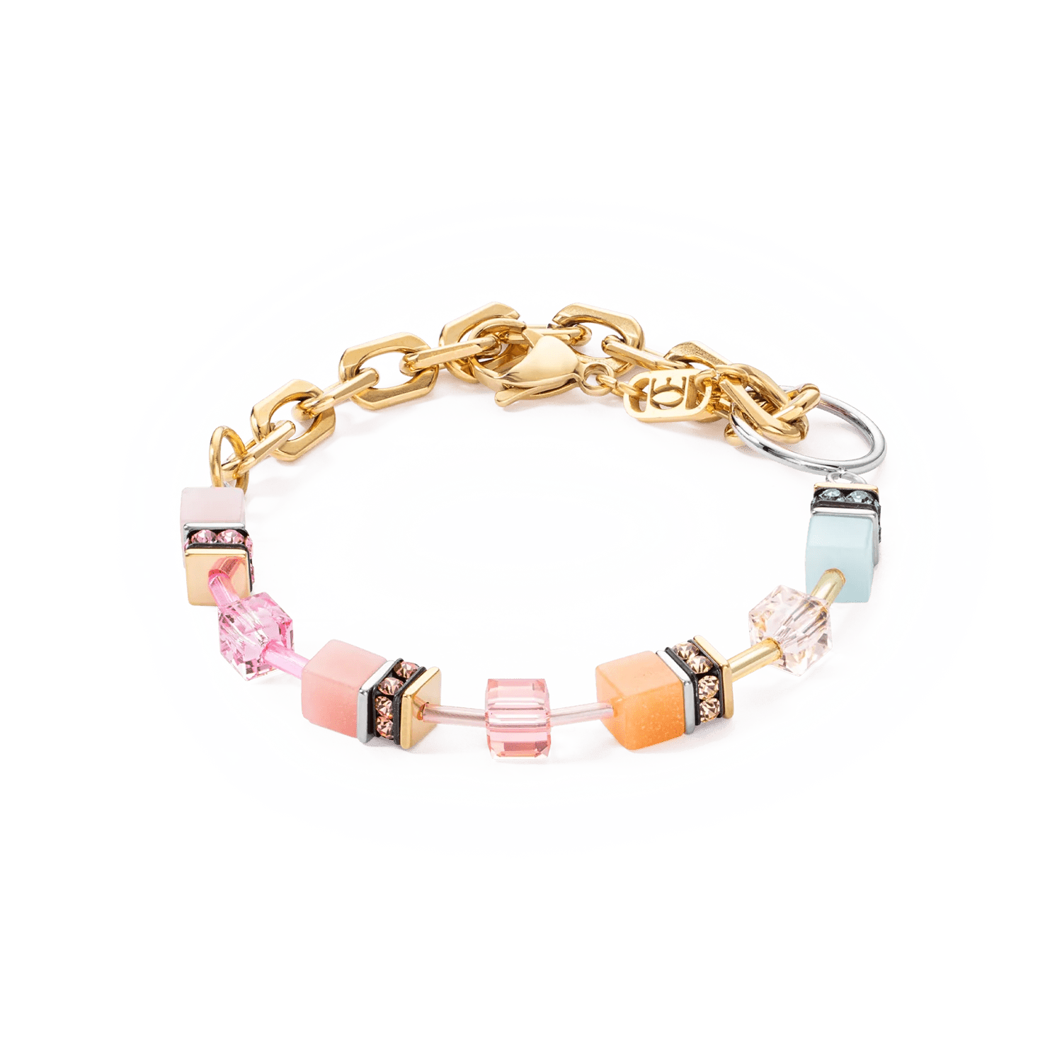 GeoCUBE® Iconic Fusion Chain armbånd akva - aprikos 4713302028 - Bjerveur.noGeoCUBE® Iconic Fusion Chain armbånd akva - aprikos 4713302028