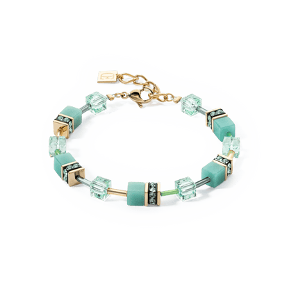 GeoCUBE® Iconic Mono Gold armbånd grønt 4020300533 - Bjerveur.noGeoCUBE® Iconic Mono Gold armbånd grønt 4020300533
