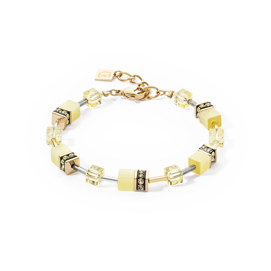 GeoCUBE® Iconic Mono Gold armbånd gult 4020300120 - Bjerveur.noGeoCUBE® Iconic Mono Gold armbånd gult 4020300120
