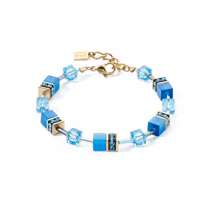 GeoCUBE® Iconic Mono Gold armbånd turkis 4020300600 - Bjerveur.noGeoCUBE® Iconic Mono Gold armbånd turkis 4020300600