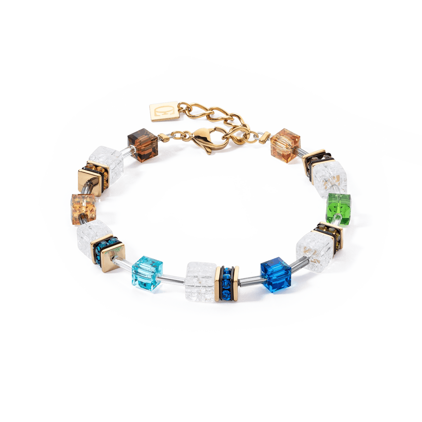 GeoCUBE® Iconic Nature armbånd flerfarget gull 3018301516 - Bjerveur.noGeoCUBE® Iconic Nature armbånd flerfarget gull 3018301516