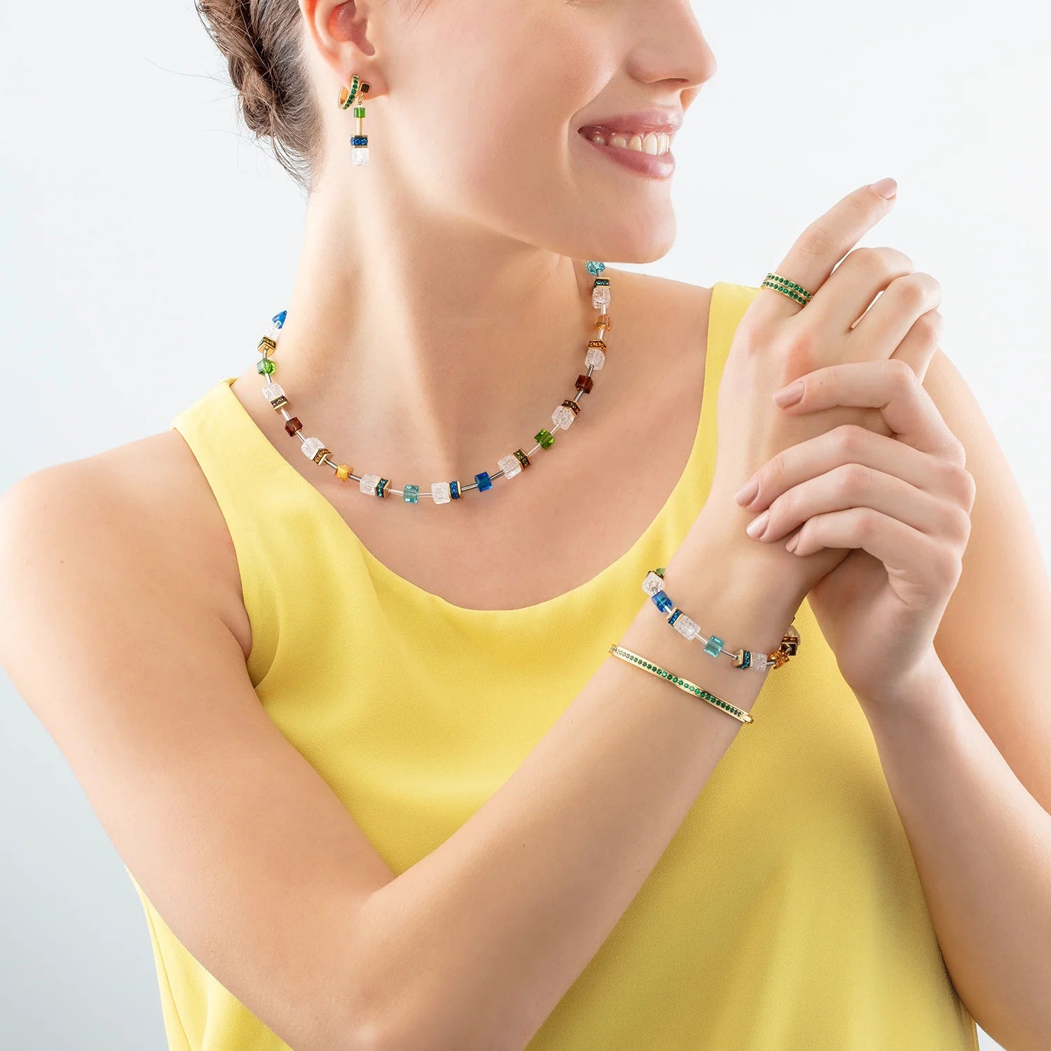 GeoCUBE® Iconic Nature armbånd flerfarget gull 3018301516 - Bjerveur.noGeoCUBE® Iconic Nature armbånd flerfarget gull 3018301516