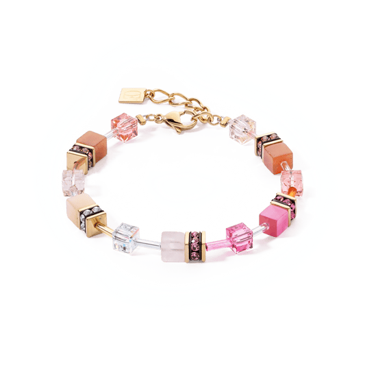 GeoCUBE® Iconic Precious armbånd rosa - oransje 4905301902 - Bjerveur.noGeoCUBE® Iconic Precious armbånd rosa - oransje 4905301902