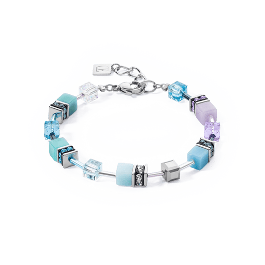 GeoCUBE® Ikonisk armbånd aqua - lilac 2838302026 - Bjerveur.noGeoCUBE® Ikonisk armbånd aqua - lilac 2838302026