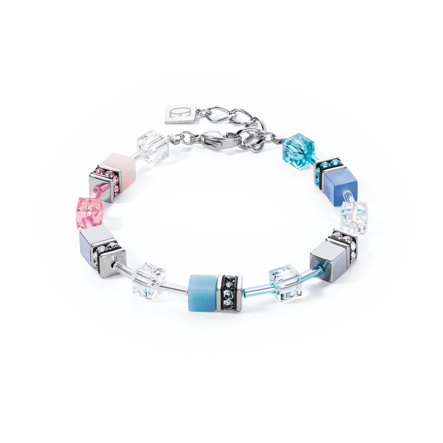 GeoCUBE® Ikonisk armbånd blå - rosa 4023300719 - Bjerveur.noGeoCUBE® Ikonisk armbånd blå - rosa 4023300719