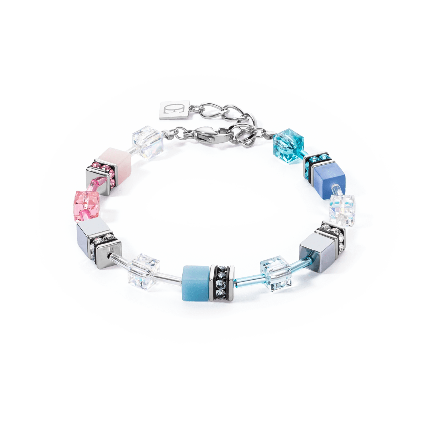 GeoCUBE® Ikonisk armbånd blå - rosa 4023300719 - Bjerveur.noGeoCUBE® Ikonisk armbånd blå - rosa 4023300719