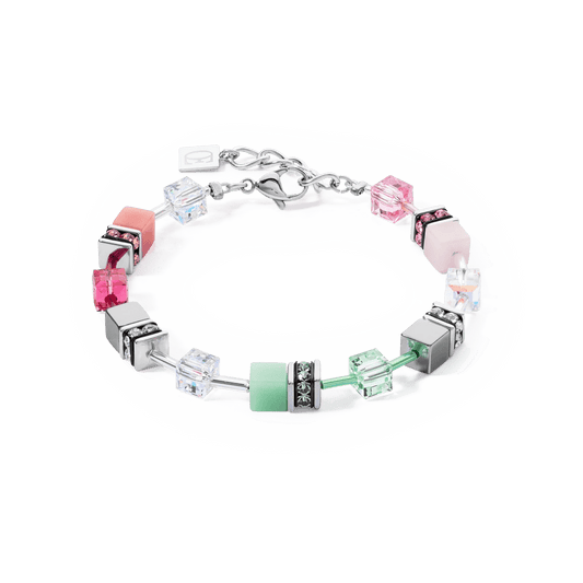 GeoCUBE® Ikonisk armbånd grønn - rosa 4023300504 - Bjerveur.noGeoCUBE® Ikonisk armbånd grønn - rosa 4023300504