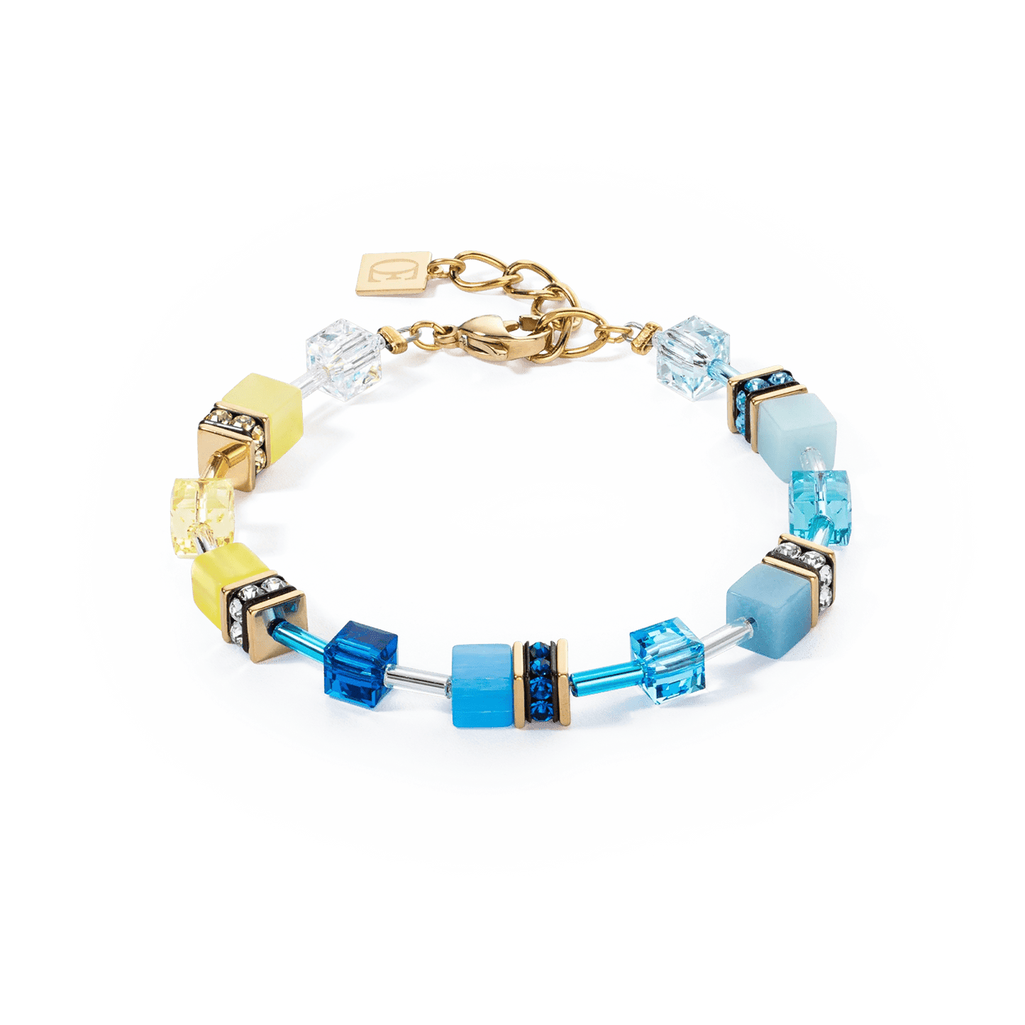 GeoCUBE® Ikonisk armbånd turkis - gult 2838300601 - Bjerveur.noGeoCUBE® Ikonisk armbånd turkis - gult 2838300601