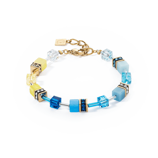 GeoCUBE® Ikonisk armbånd turkis - gult 2838300601 - Bjerveur.noGeoCUBE® Ikonisk armbånd turkis - gult 2838300601