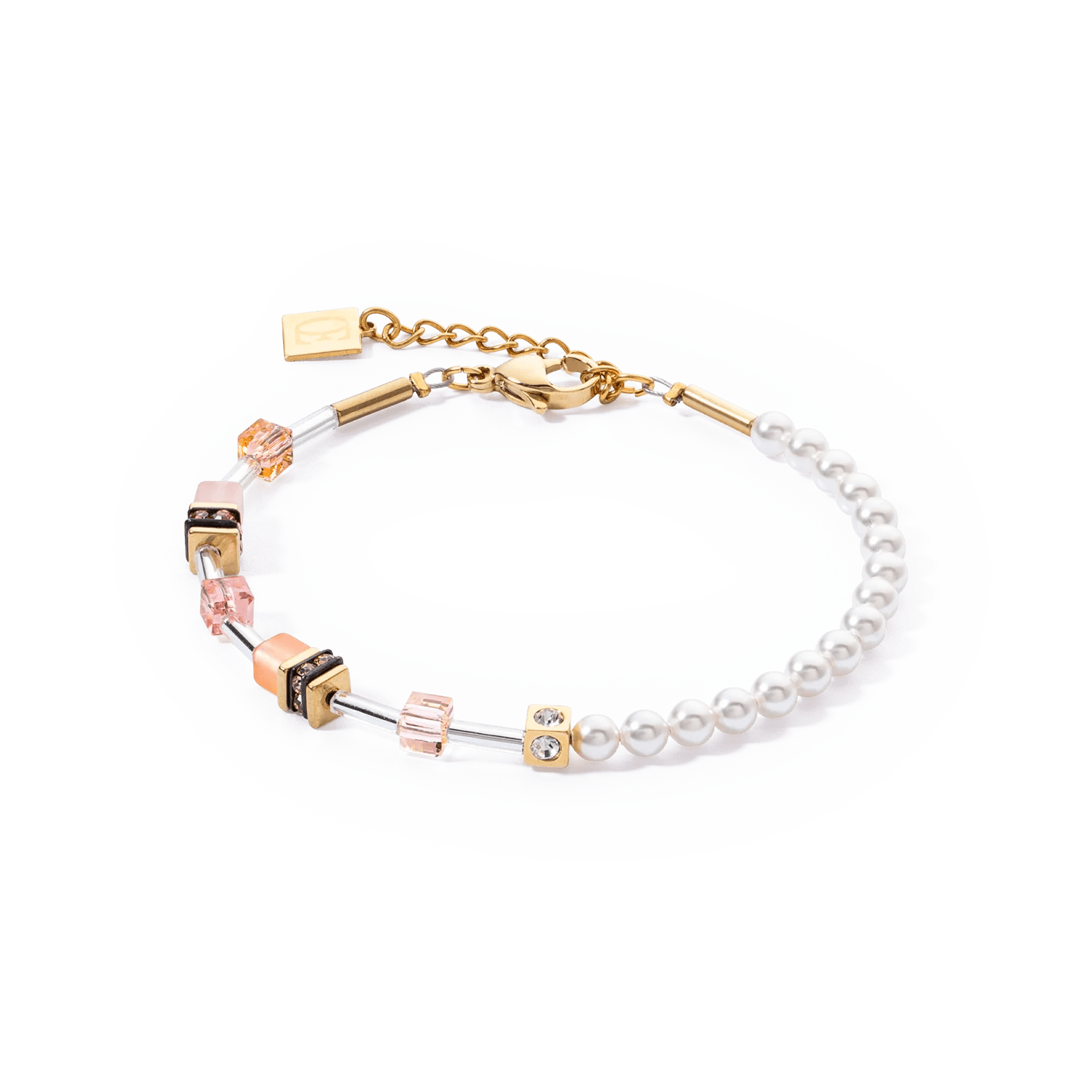 GeoCUBE® Mini Fusion Pearls Armbånd Aprikos Crush 4087300230 - Bjerveur.noGeoCUBE® Mini Fusion Pearls Armbånd Aprikos Crush 4087300230