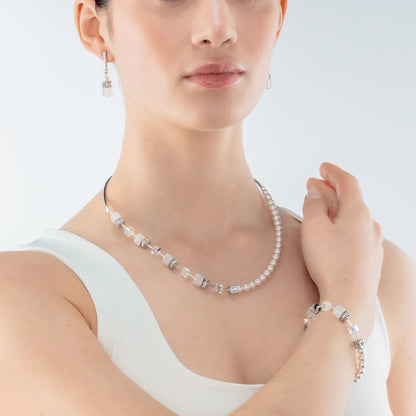 GeoCUBE® Precious Fusion Pearls armbånd hvit 5086301400 - Bjerveur.noGeoCUBE® Precious Fusion Pearls armbånd hvit 5086301400