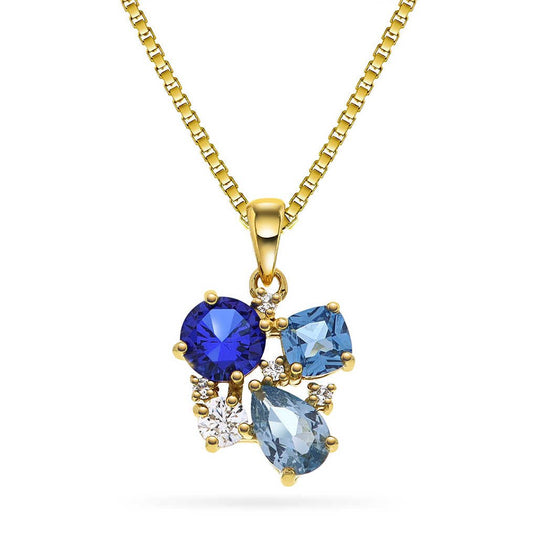 GLAM smykke med blå toner 992206 - Bjerveur.noGLAM smykke med blå toner 992206