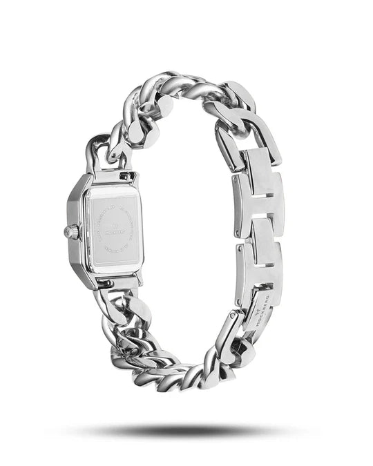 Grace Stål / Hvit 18x19mm SKU | MO304 - Bjerveur.noGrace Stål / Hvit 18x19mm SKU | MO304