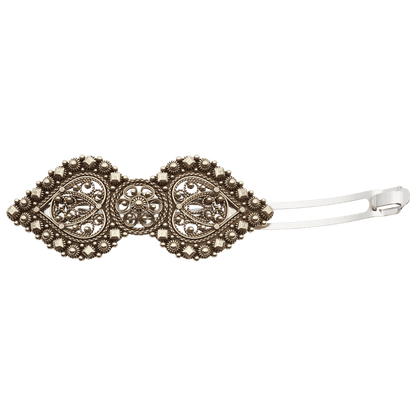 Hårspenne med kruser og demanter, stor, gamalforgylt 800070 - Bjerveur.noHårspenne med kruser og demanter, stor, gamalforgylt 800070