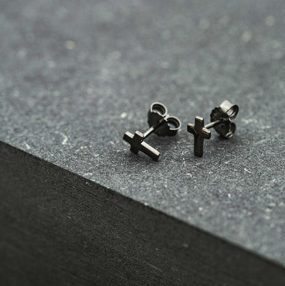 Jack øredobber i sølv, sort kors 972616 - Bjerveur.noJack øredobber i sølv, sort kors 972616