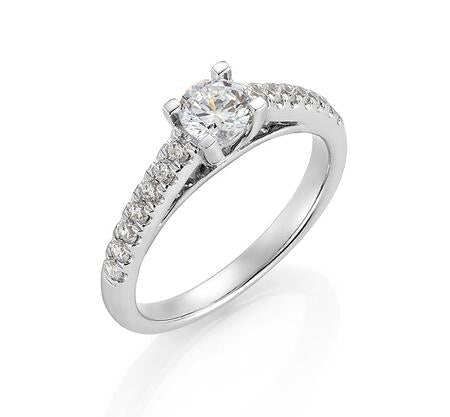 Kjærlighetsring 0,80ct Wsi 585 Artikkelnr: 57207 - Bjerveur.noKjærlighetsring 0,80ct Wsi 585 Artikkelnr: 57207