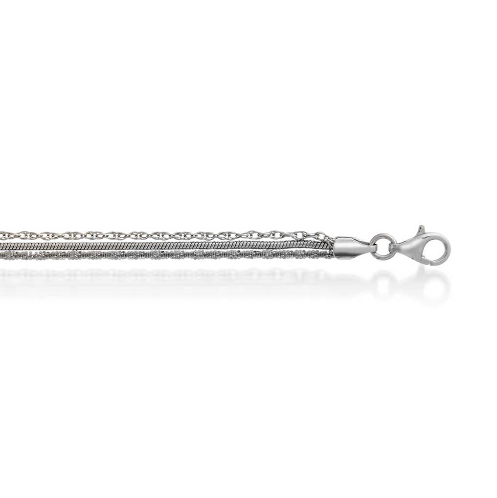 KJEDE I SØLV 3 RADET 63 CM 44402.63 - Bjerveur.noKJEDE I SØLV 3 RADET 63 CM 44402.63