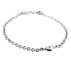 Lene Visholm Armbånd hjerte 0,02ct Wsi hvit 585 Artikkelnr: 16598 - Bjerveur.noLene Visholm Armbånd hjerte 0,02ct Wsi hvit 585 Artikkelnr: 16598