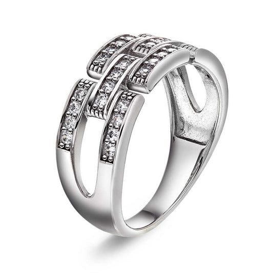 London Luxe ring i sølv med zirkonia 992100 - Bjerveur.noLondon Luxe ring i sølv med zirkonia 992100