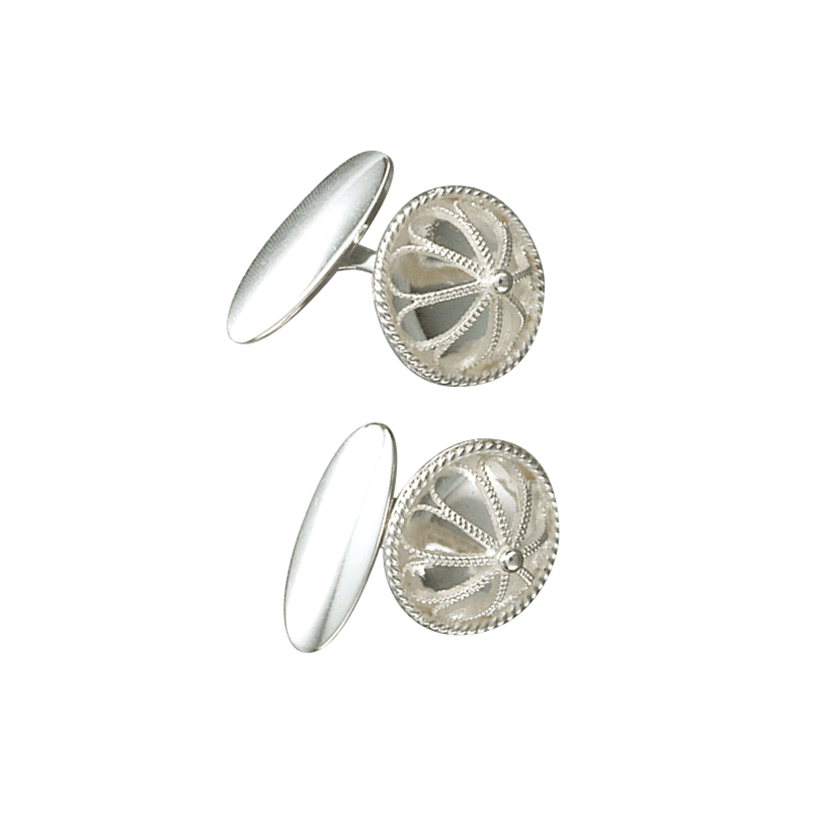 Mansjettknappar, kvit 071400 - Bjerveur.noMansjettknappar, kvit 071400