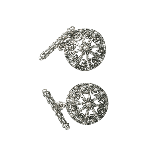 Mansjettknappar, oksidert 077100 - Bjerveur.noMansjettknappar, oksidert 077100