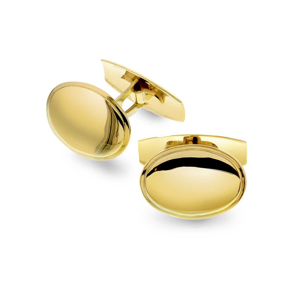 MANSJETTKNAPPER I GULL OVAL 2540032 - Bjerveur.noMANSJETTKNAPPER I GULL OVAL 2540032