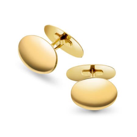 MANSJETTKNAPPER I GULL OVAL 2545047 - Bjerveur.noMANSJETTKNAPPER I GULL OVAL 2545047