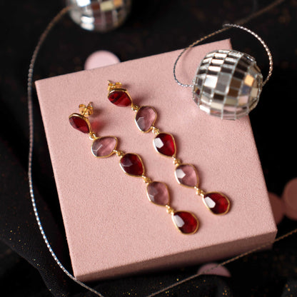 Mirage øredobber med rosa stener 992479 - Bjerveur.noMirage øredobber med rosa stener 992479