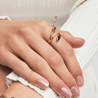 Mirage ring med rosa stener 992478 - Bjerveur.noMirage ring med rosa stener 992478