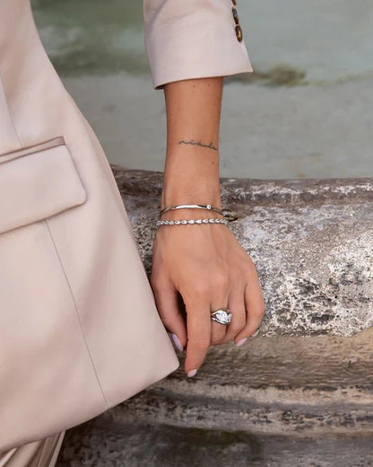 Mockberg Nisrine Steel Bangle - Bjerveur.noMockberg Nisrine Steel Bangle