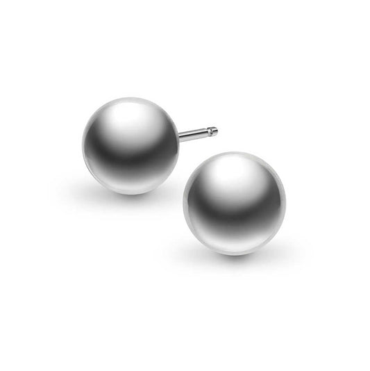 Noir øredobber i sølv, 9 mm 221434 - Bjerveur.noNoir øredobber i sølv, 9 mm 221434