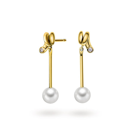 Øredobber i gull med diamant 0,04 WSI 24100028 - H - Bjerveur.noØredobber i gull med diamant 0,04 WSI 24100028 - H