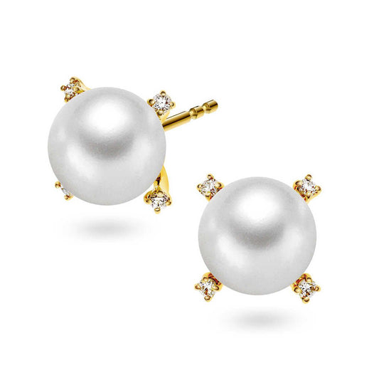 ØREDOBBER I GULL MED DIAMANT 0,08 CT WSI 24150034 - Bjerveur.noØREDOBBER I GULL MED DIAMANT 0,08 CT WSI 24150034