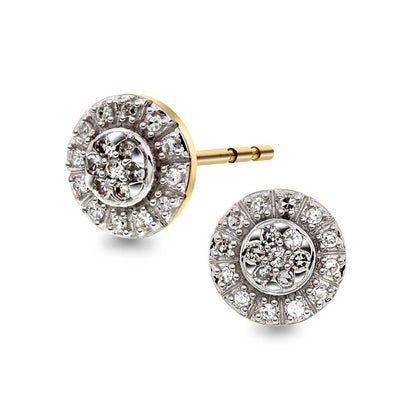 Øredobber i gull med diamant 0.12 ct WSI 24150009 - Bjerveur.noØredobber i gull med diamant 0.12 ct WSI 24150009