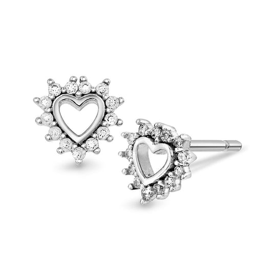 Øredobber i sølv med zirkonia - Bjerveur.noØredobber i sølv med zirkonia