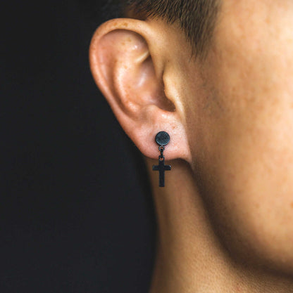 ØREDOBBER I STÅL, KORS, SORT, DUAL 972527 - Bjerveur.noØREDOBBER I STÅL, KORS, SORT, DUAL 972527