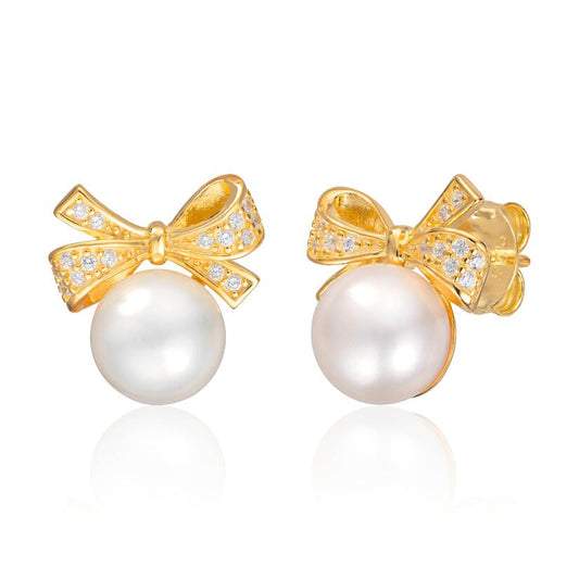 Ørepynt "Chic Bow" Cz i forgylt sølv Artikkelnr: 3062700 - Bjerveur.noØrepynt "Chic Bow" Cz i forgylt sølv Artikkelnr: 3062700