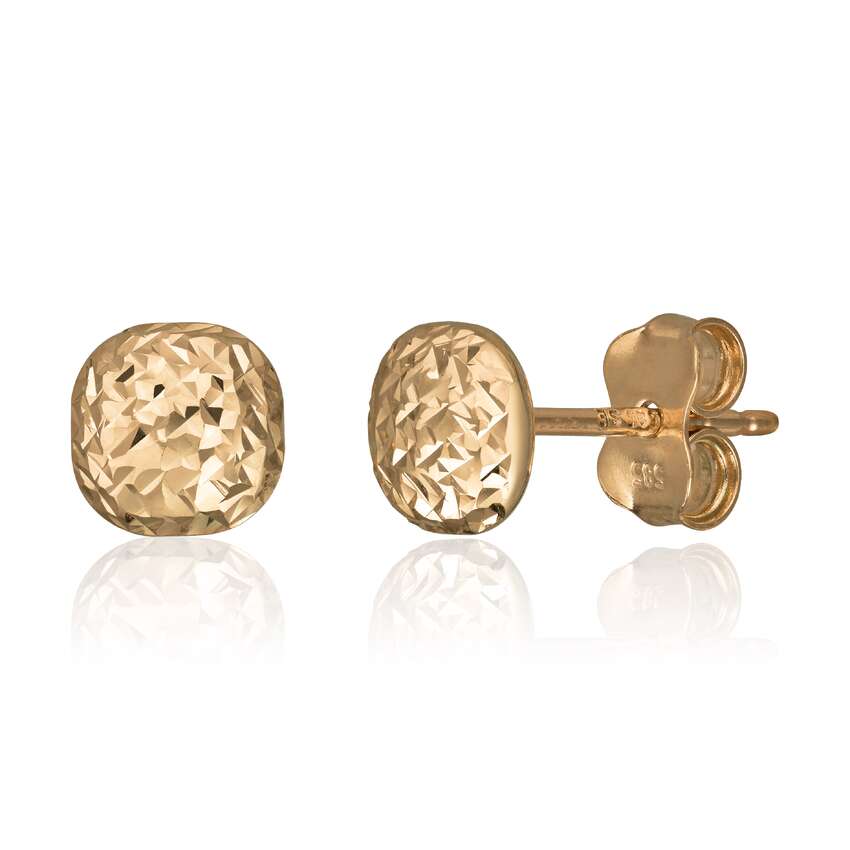 Ørepynt halvkule i 14K gult gull Artikkelnr: 47655 - Bjerveur.noØrepynt halvkule i 14K gult gull Artikkelnr: 47655