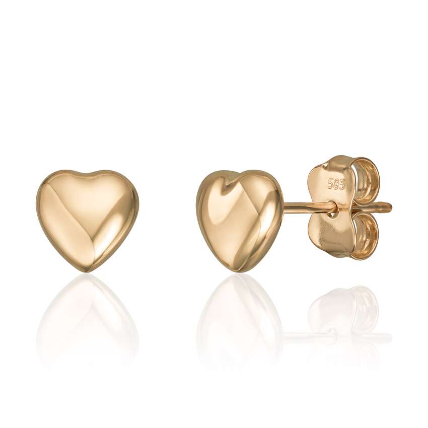 Ørepynt Hjerte i 14K gult gull Artikkelnr: 47657 - Bjerveur.noØrepynt Hjerte i 14K gult gull Artikkelnr: 47657