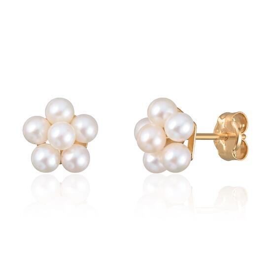 Ørepynt med perle i 14K gult gull Artikkelnr: 47599 - Bjerveur.noØrepynt med perle i 14K gult gull Artikkelnr: 47599