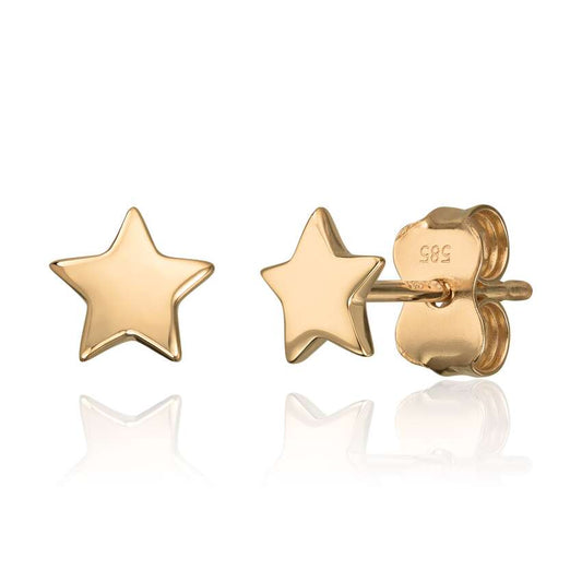Ørepynt stjerne i 14K gult gull Artikkelnr: 47653 - Bjerveur.noØrepynt stjerne i 14K gult gull Artikkelnr: 47653
