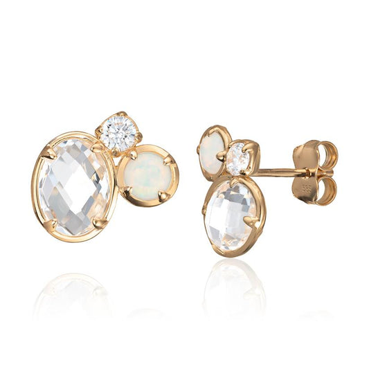 Ørepynt syntetisk Opal 14K Artikkelnr: 47719 - Bjerveur.noØrepynt syntetisk Opal 14K Artikkelnr: 47719