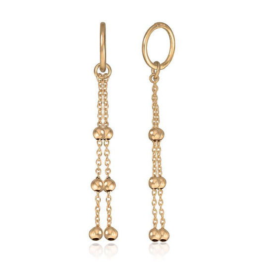 Øreringer i 14K gult gull Artikkelnr: 47619 - Bjerveur.noØreringer i 14K gult gull Artikkelnr: 47619